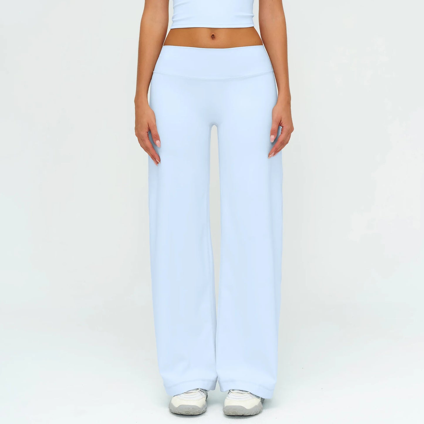 Yoga Pants Women's Soft Straight Leg Pants Yoga Bell-bottoms Sweatpant Straight Breathable Gym Runing Casual Wide-leg Pants