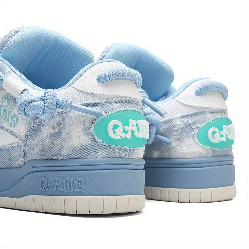 Unisex Skateboarding Shoes Non-Slip Versatile Thick Sole Flat Sneakers New Trendy Outdoor Sports Shoes Fashionable High-End Boarding Shoes Suitable for Skating, Street, Fitness