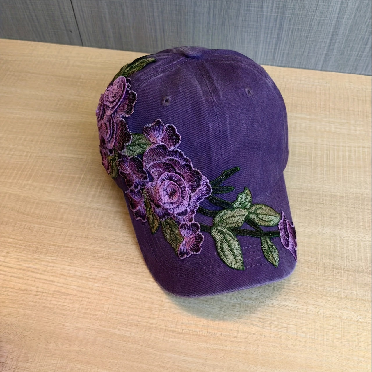 Casquette de baseball sport femme, motif floral exagéré, chapeau d'extérieur, fermeture snapback