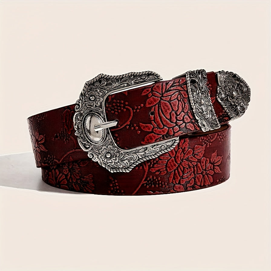 Ceinture bohème imprimée style western cowgirl pour femme (1 pièce), résistante et idéale au quotidien pour Halloween, l'été, l'école et l'automne.