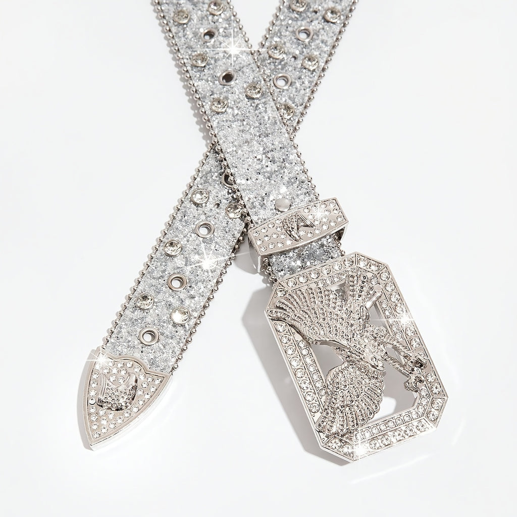 Nox Rhinestone Belt Buckle