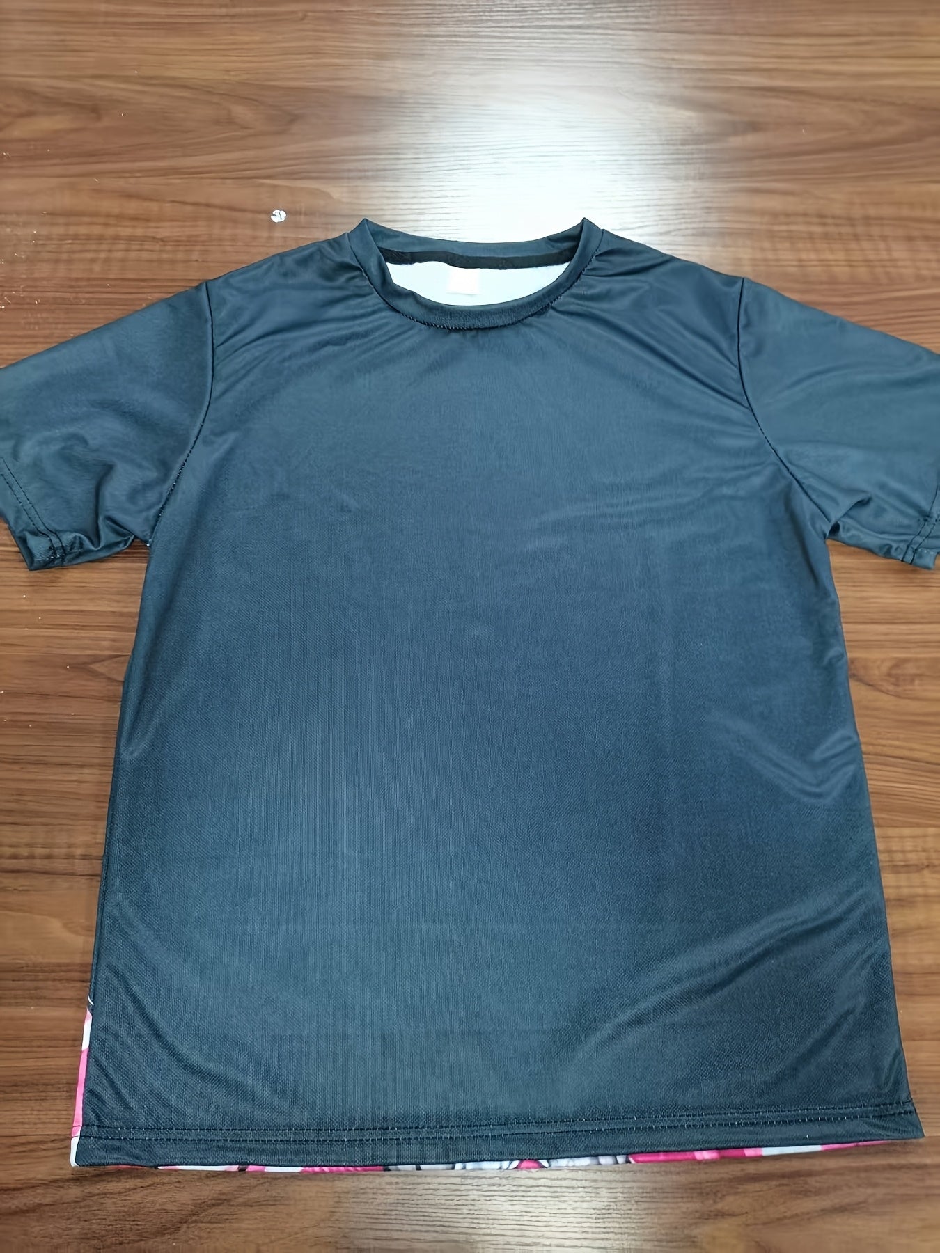 T-shirt blanc à manches courtes pour homme, imprimé numérique 3D, style streetwear hip-hop, t-shirt graphique rappeur, t-shirt à manches courtes pour homme, t-shirt décontracté à col rond et manches courtes pour homme