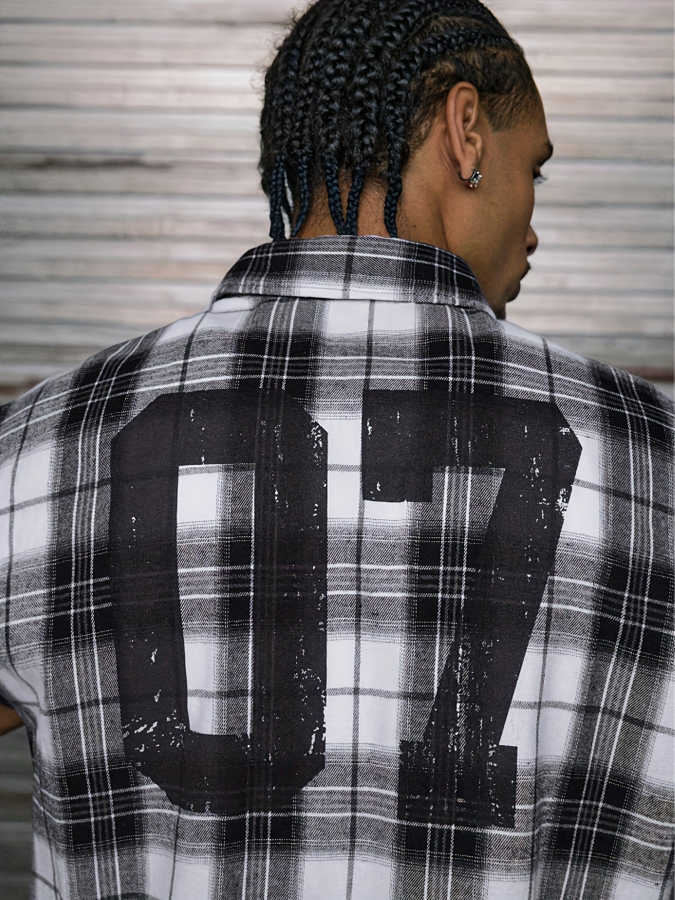 Chemise décontractée à manches courtes et imprimé patchwork, coupe ample, col à revers, plusieurs tailles pour homme