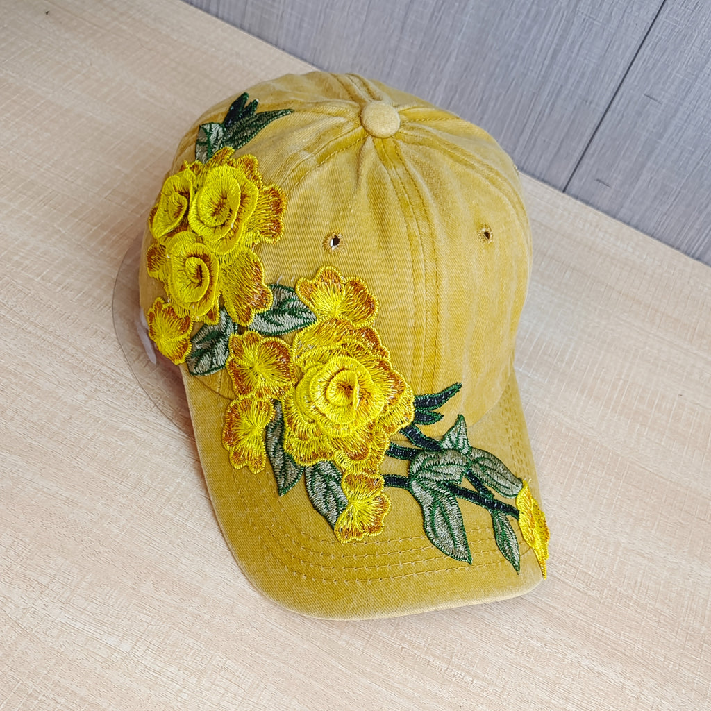 Casquette de baseball sport femme, motif floral exagéré, chapeau d'extérieur, fermeture snapback