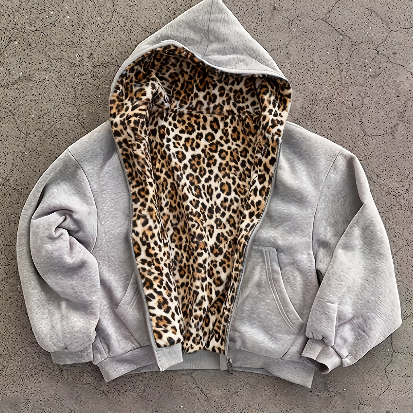 Phantom Leopard Zip Hoodie