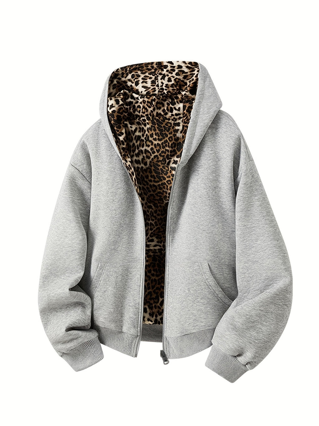 Phantom Leopard Zip Hoodie