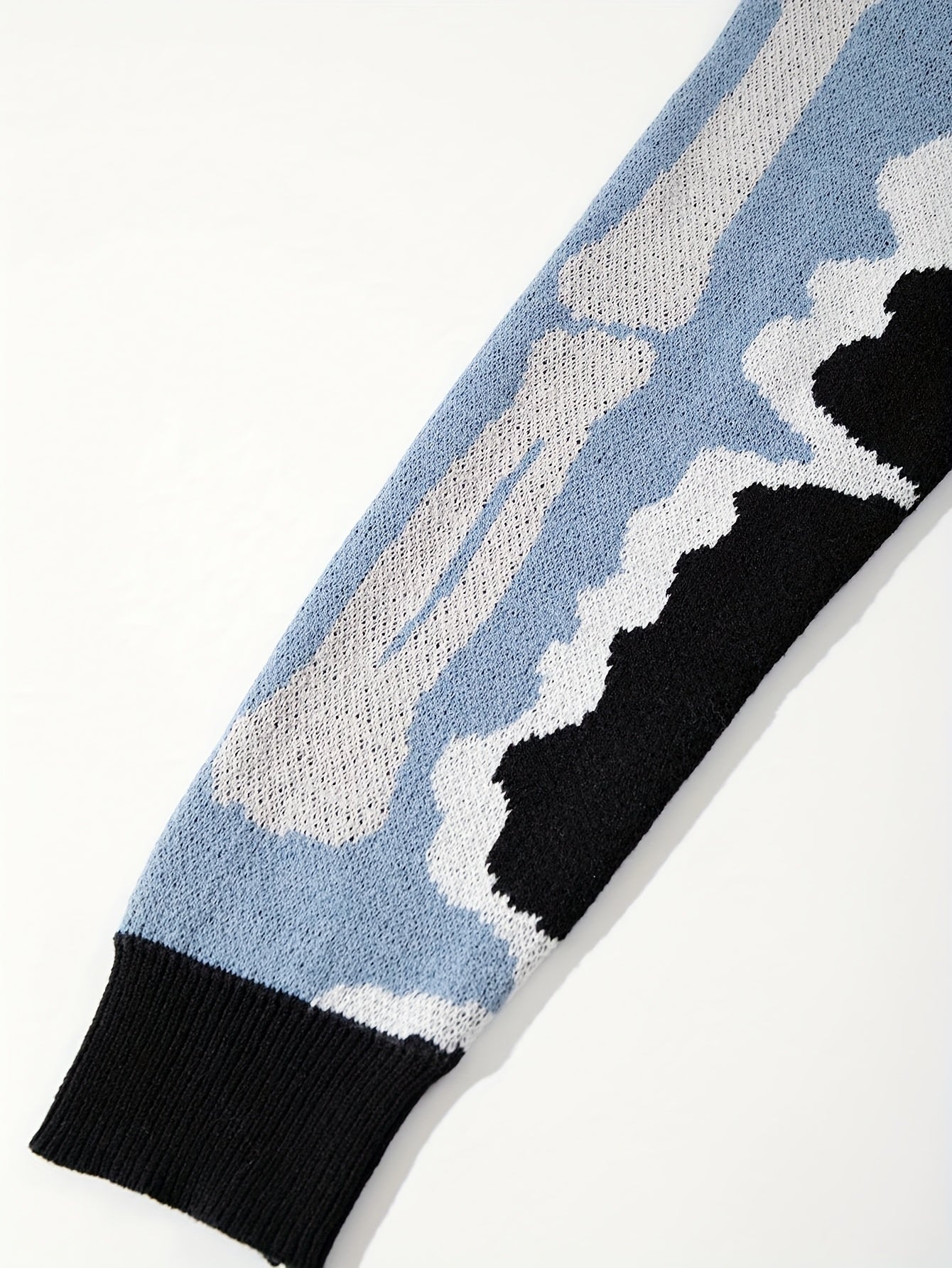 Nouveau pull unisexe décontracté style printemps-automne-hiver, idéal pour les trajets quotidiens, tendance et amusant, en maille jacquard à motif tête de mort, sans manches et col rond.