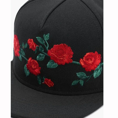 PANGKB Brand MI CASA CAP flower floral black hip hop snapback hat for men women adult outdoor casual sun baseball cap bone