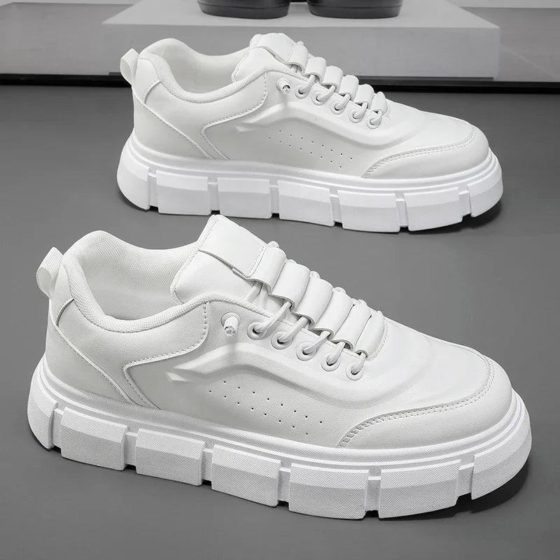Nouvelles chaussures décontractées pour hommes 2025 : chaussures Oxford pour hommes, chaussures rétro de luxe en cuir, baskets respirantes tendance, bottes à plateforme faites à la main