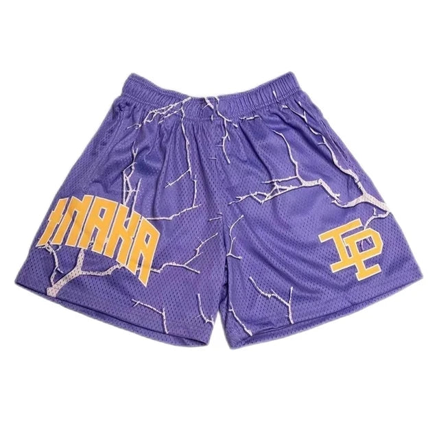 Leopard Mesh Shorts