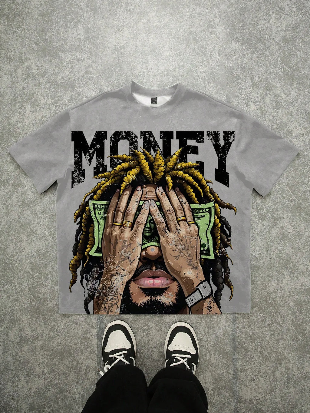 Dark Money Letter 3D Tee
