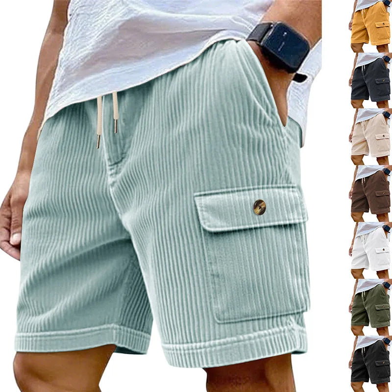 Corduroy Cargo Shorts