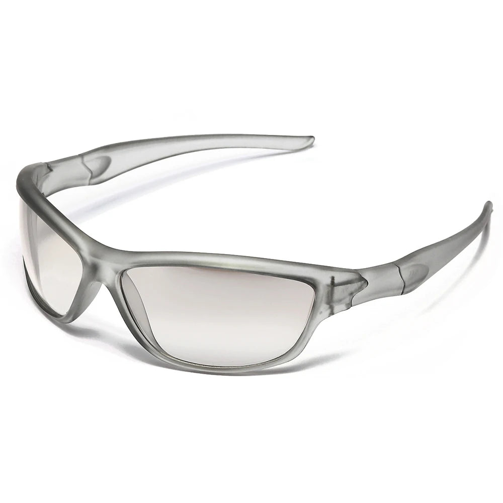 Silver Retro Sport Sunglasses