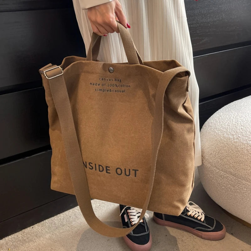 Washed Canvas Crossbody