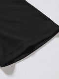 T-shirt London Elastic Text, T-shirt graphique à police audacieuse, Convient aux vêtements de style urbain pour hommes, Convient à toutes les saisons, Confortable et ajusté, Cadeau idéal