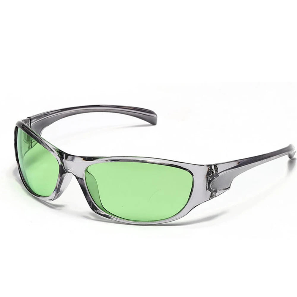 Silver Retro Sport Sunglasses