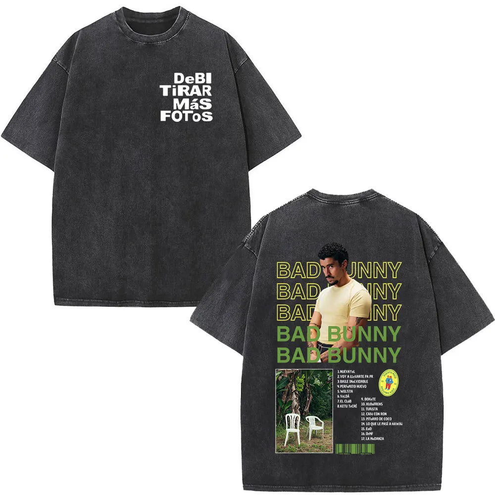Washed Vintage Bad Bunny Tee`s