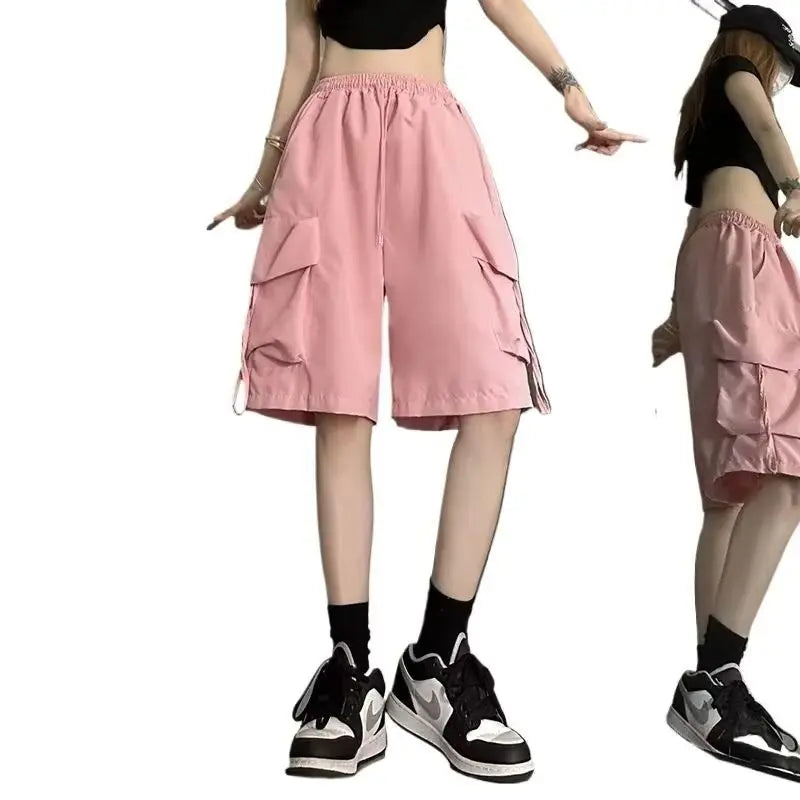 Wide-Pocket Cargo Shorts