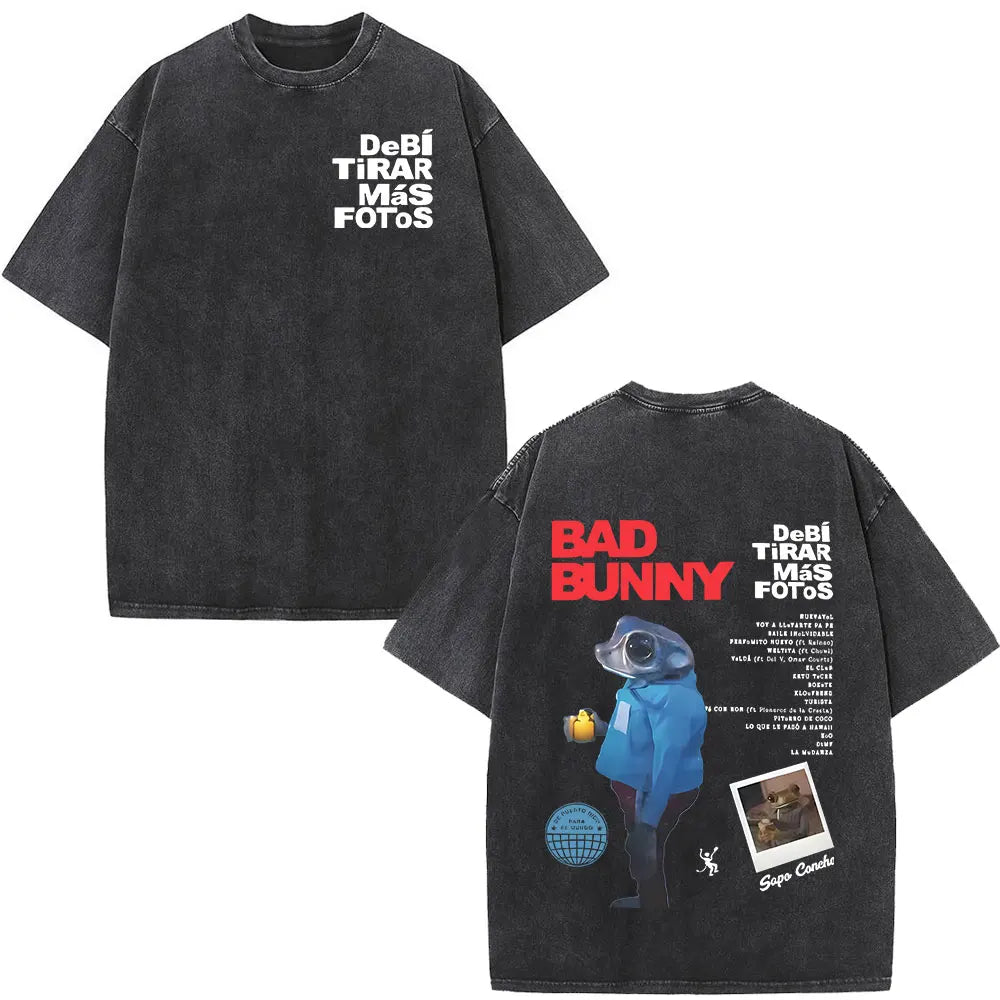 Washed Vintage Bad Bunny Tee`s