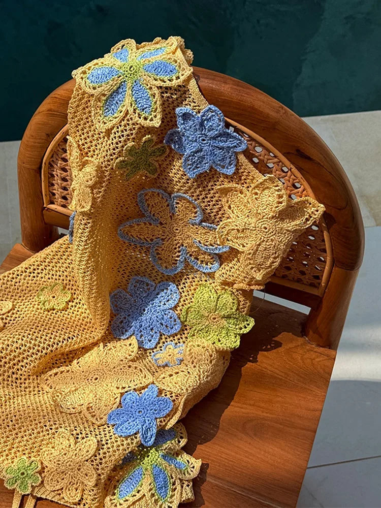 Crochet Mini Dress