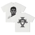 Neymar Star de Football Américain Impression 100% Coton T-shirt à Manches Courtes Hommes Femmes Vêtements Athleisure Imprimé Mode T-shirt Oversize