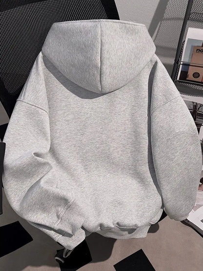 plus Size 300 Pou American Lazy Sle Hooded Jaet Autumn Winter ex Loose Outerwear Sweatirt for Couples Youth ular