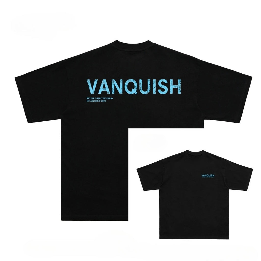 T-shirt de training ample à manches longues et col rond en coton épais VQ Fitness pour le fitness