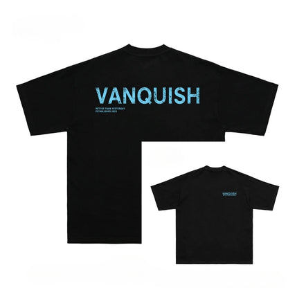 T-shirt de Treino de Algodão Solta Pesada de Manga Comprida e Gola Redonda VQ Fitness para Ginásio