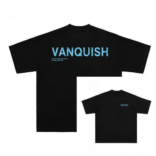T-shirt de Treino de Algodão Solta Pesada de Manga Comprida e Gola Redonda VQ Fitness para Ginásio