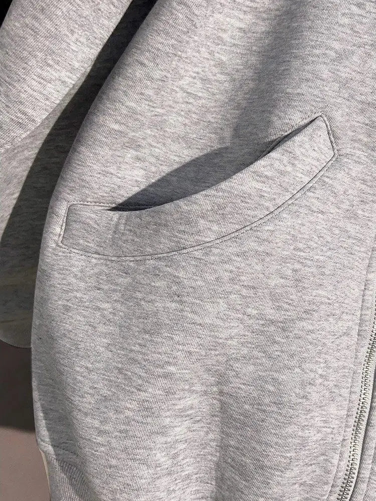 Grandes tailles 300g Sweat-shirt à capuche ample américain paresseux d'automne et d'hiver pour couples, jeunes, populaire