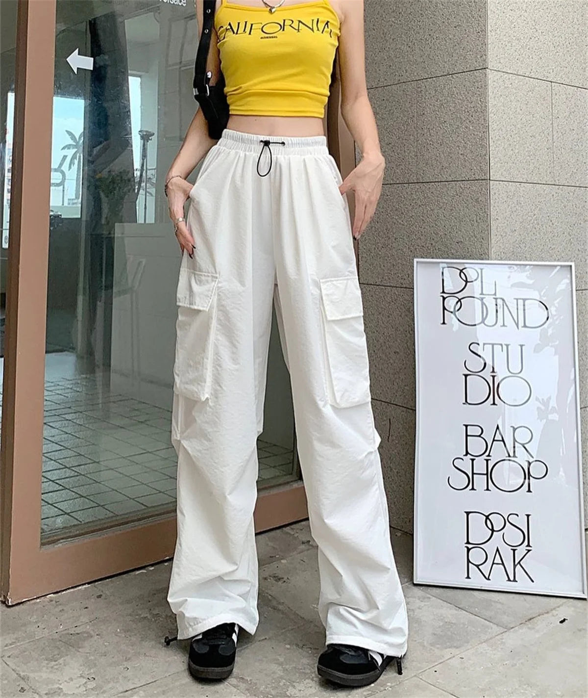 Multi-Pocket Cargo Trousers
