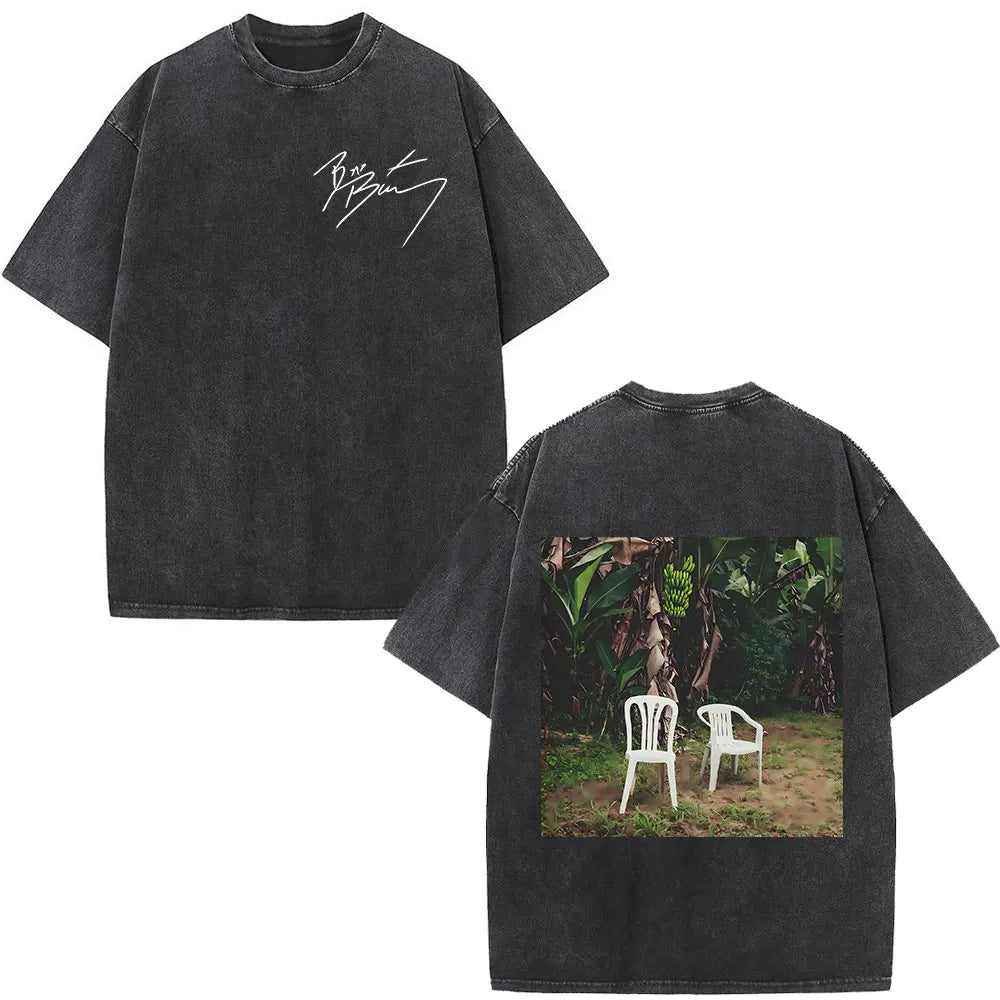 Washed Vintage Bad Bunny Tee`s