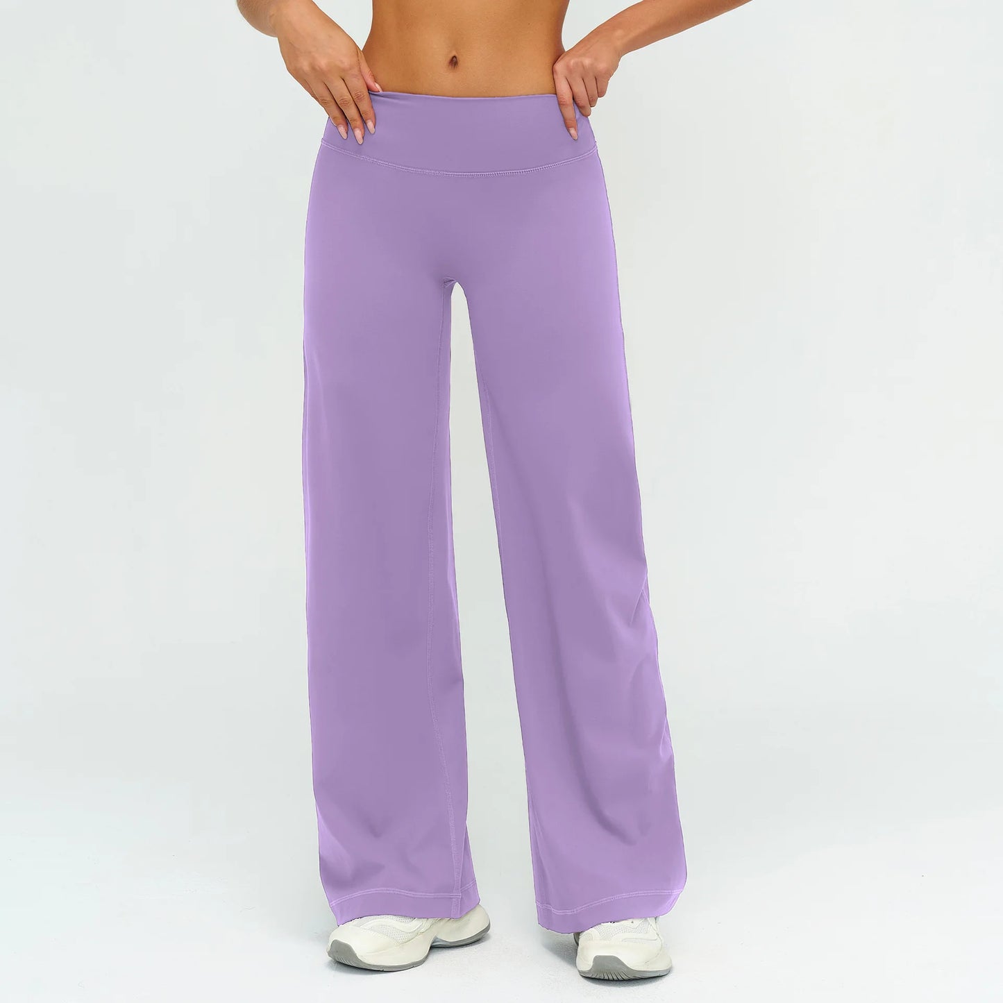 Yoga Pants Women's Soft Straight Leg Pants Yoga Bell-bottoms Sweatpant Straight Breathable Gym Runing Casual Wide-leg Pants