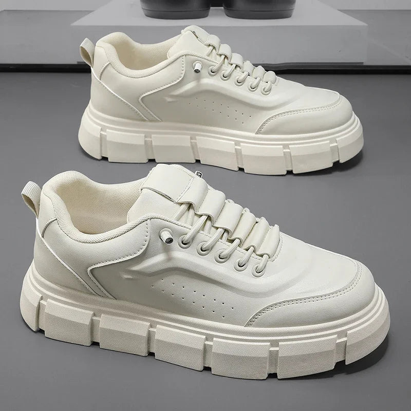 Nouvelles chaussures décontractées pour hommes 2025 : chaussures Oxford pour hommes, chaussures rétro de luxe en cuir, baskets respirantes tendance, bottes à plateforme faites à la main