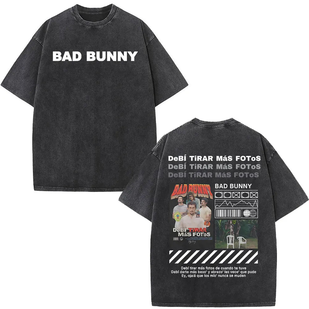 Washed Vintage Bad Bunny Tee`s