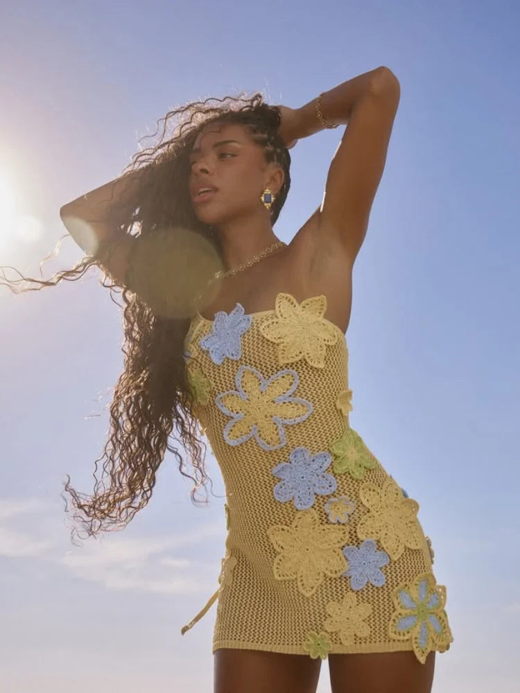 Crochet Mini Dress