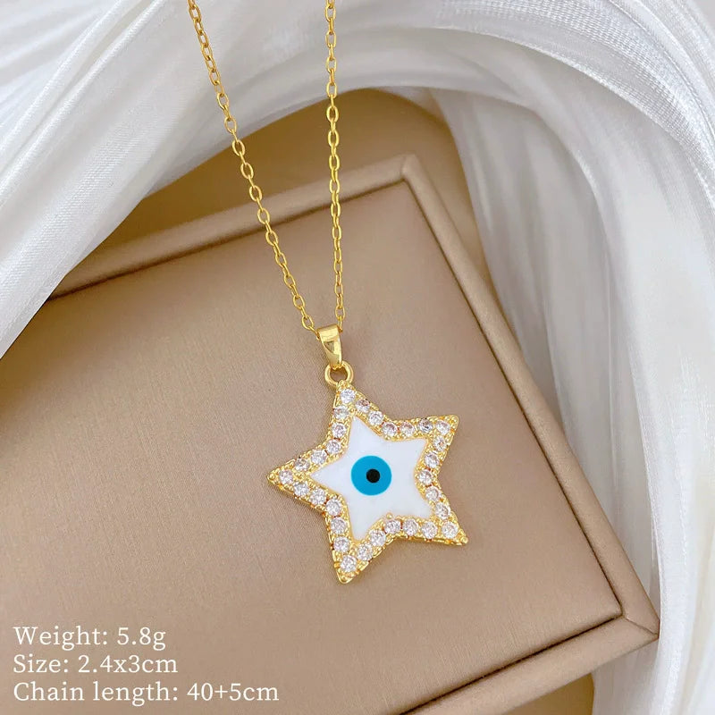 Collier en argent sterling avec pendentif étoile de David, pour femme, avec cristaux mobiles, bijoux hébraïques israéliens, en acier inoxydable, pendentifs Hanouka