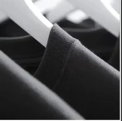 Camisola Gráfica de Algodão Puro com Gola Redonda Estilo High Street, Nova Camiseta Estampada Feminina Marca Trendy Solta Casual de Casal Americana Harajuku Y2k
