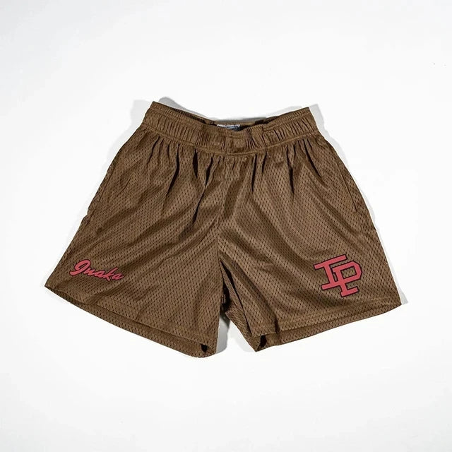 Leopard Mesh Shorts
