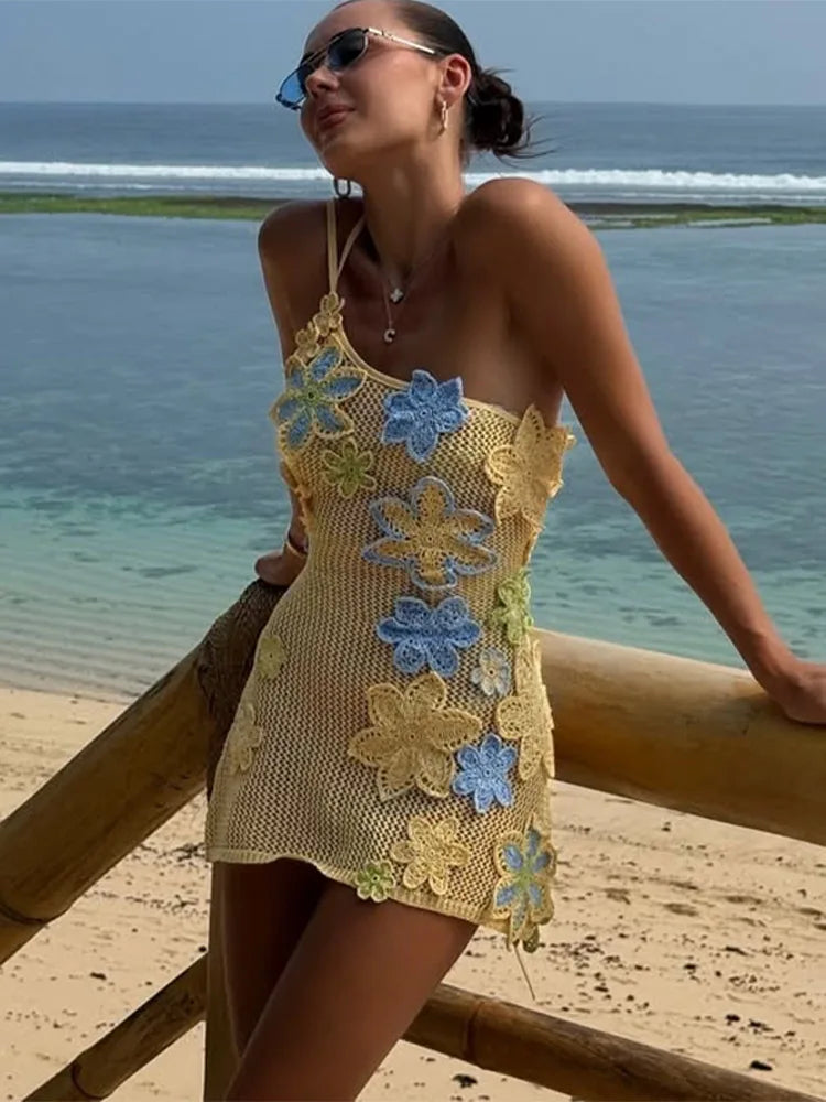 Crochet Mini Dress