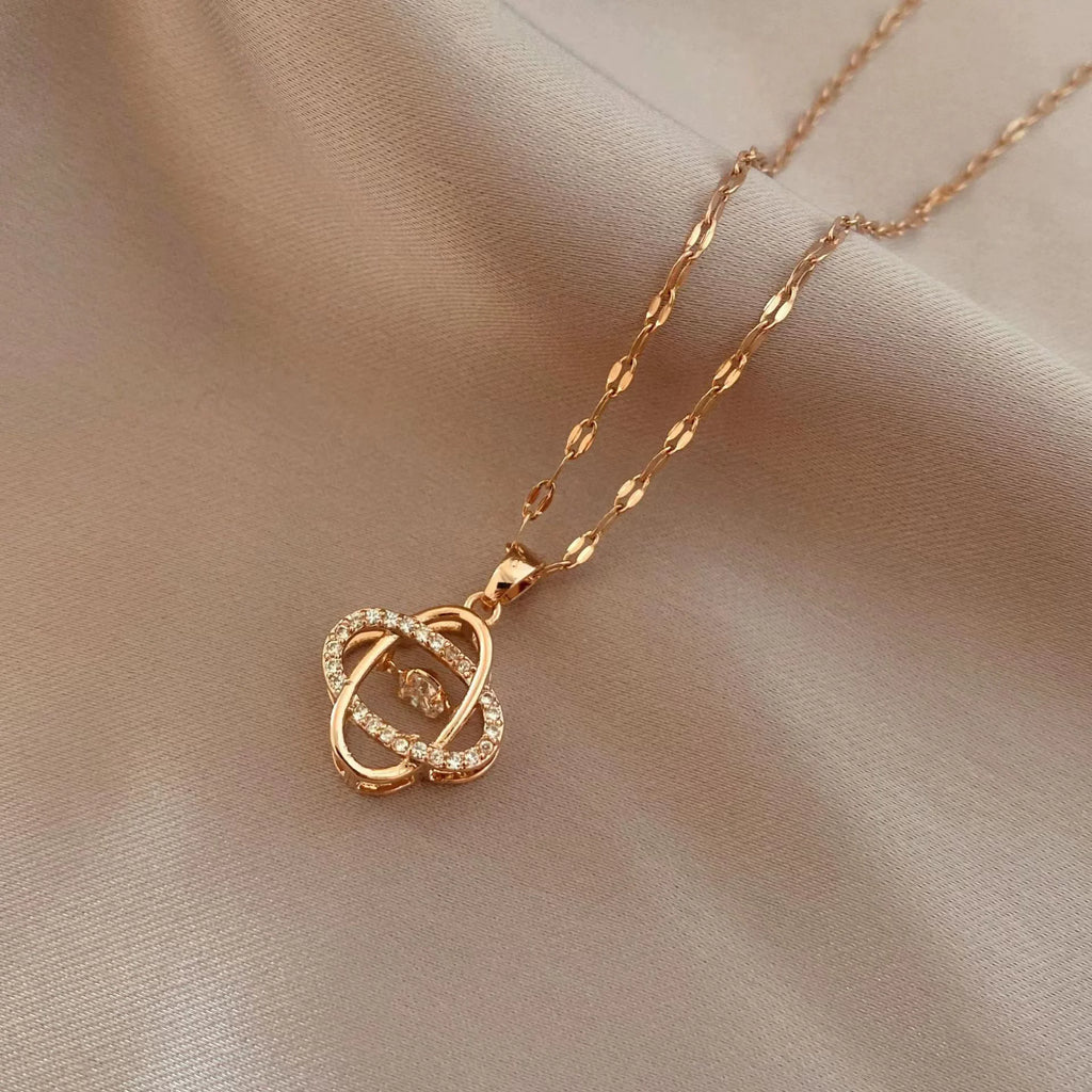 Collier en argent sterling avec pendentif étoile de David, pour femme, avec cristaux mobiles, bijoux hébraïques israéliens, en acier inoxydable, pendentifs Hanouka