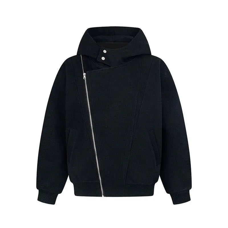 Grandes tailles 300g Sweat-shirt à capuche ample américain paresseux d'automne et d'hiver pour couples, jeunes, populaire