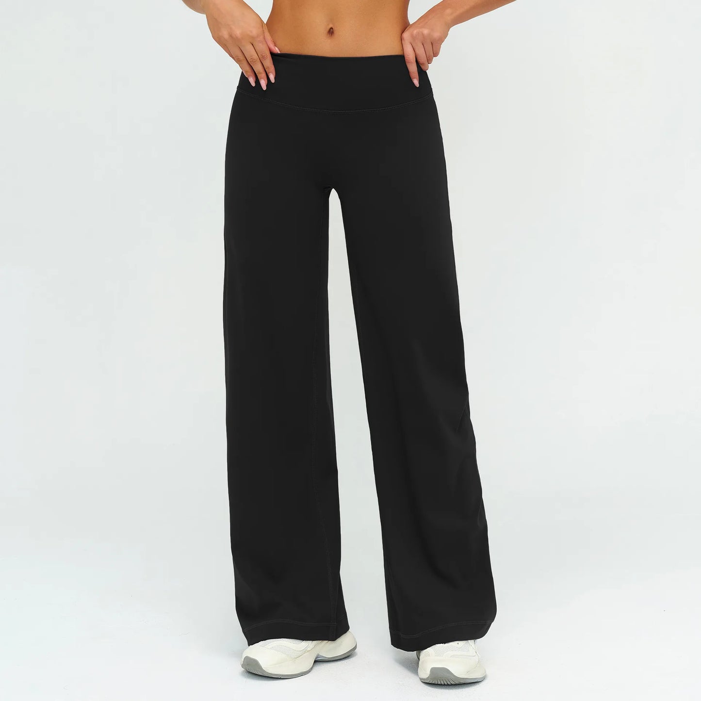 Yoga Pants Women's Soft Straight Leg Pants Yoga Bell-bottoms Sweatpant Straight Breathable Gym Runing Casual Wide-leg Pants