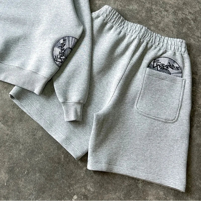 Nox Y2K Disc Embroidered Shorts