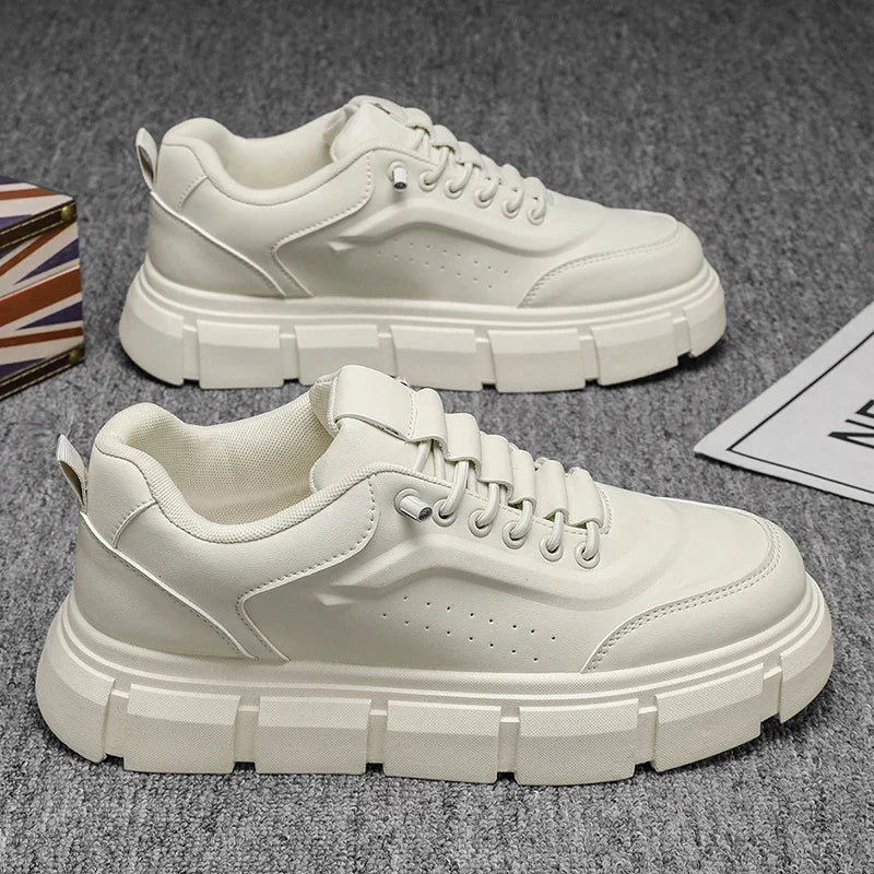 Nouvelles chaussures décontractées pour hommes 2025 : chaussures Oxford pour hommes, chaussures rétro de luxe en cuir, baskets respirantes tendance, bottes à plateforme faites à la main