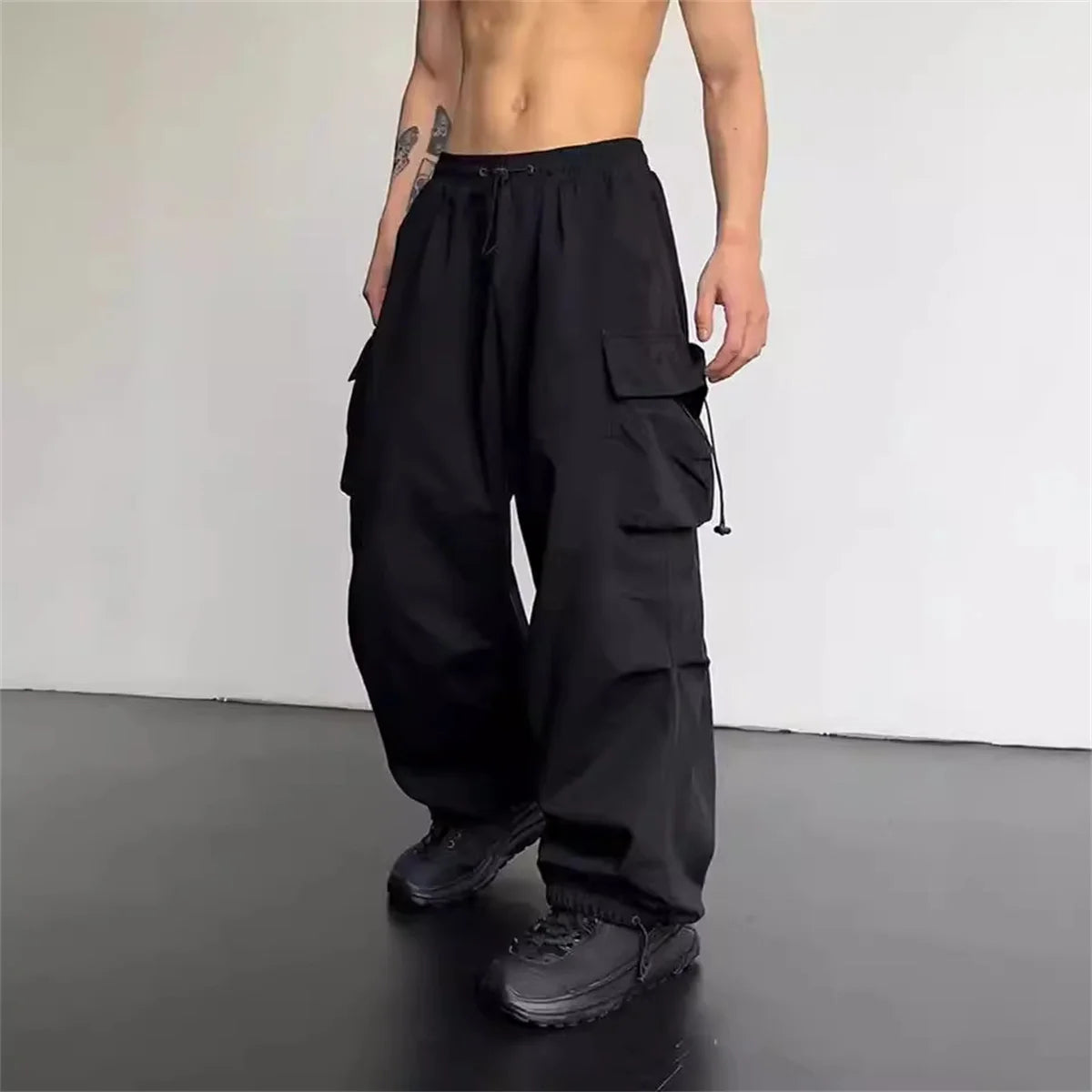 Multi-Pocket Cargo Trousers
