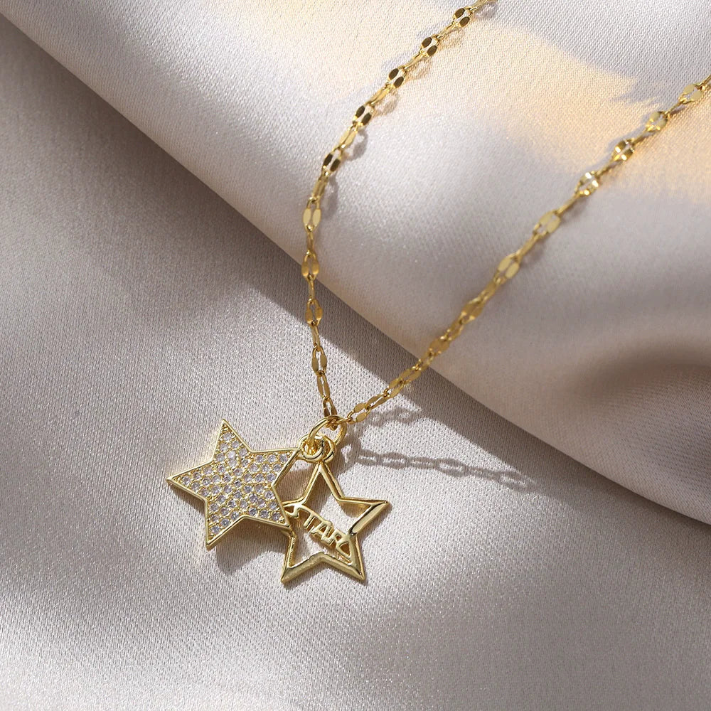 Collier en argent sterling avec pendentif étoile de David, pour femme, avec cristaux mobiles, bijoux hébraïques israéliens, en acier inoxydable, pendentifs Hanouka