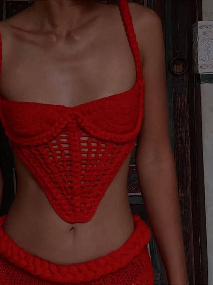 Crochet Mini Dress
