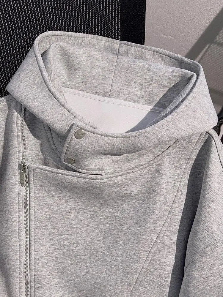 Grandes tailles 300g Sweat-shirt à capuche ample américain paresseux d'automne et d'hiver pour couples, jeunes, populaire