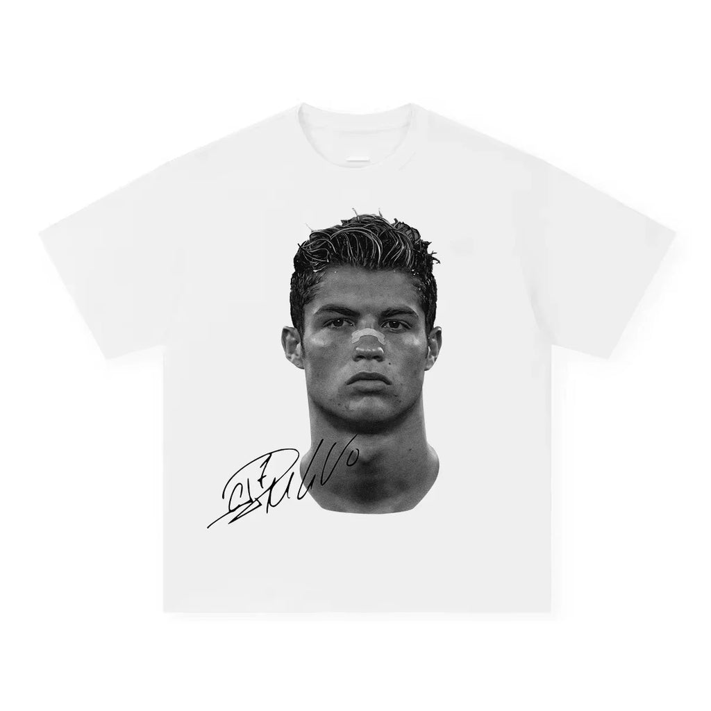 Neymar Star de Football Américain Impression 100% Coton T-shirt à Manches Courtes Hommes Femmes Vêtements Athleisure Imprimé Mode T-shirt Oversize